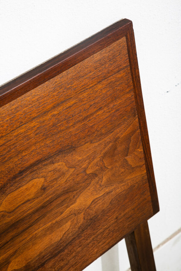 Mid Century Modern Headboard Bed Frame Full Vintage Walnut Mcm American Mcm - Image 4