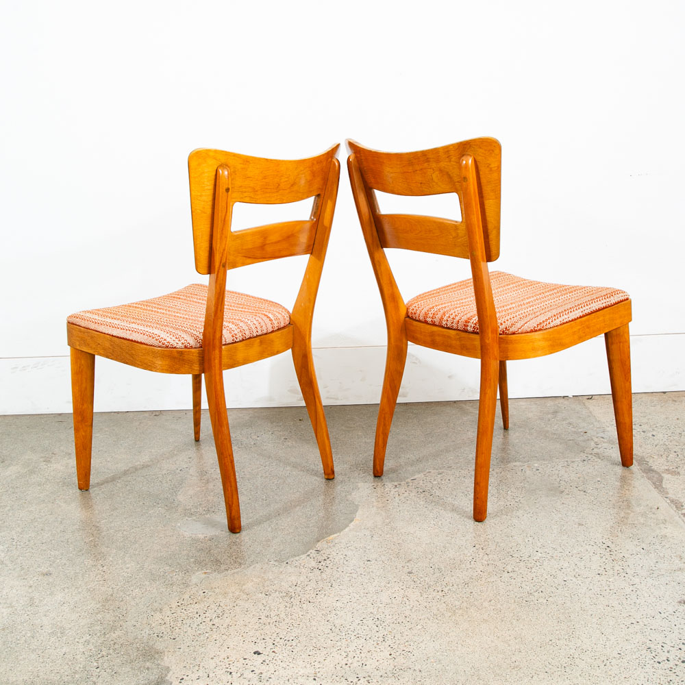 Mid Century Modern Dining Chairs Set 6 Heywood Wakefield Dog Bone Armchair Mcm - Image 7