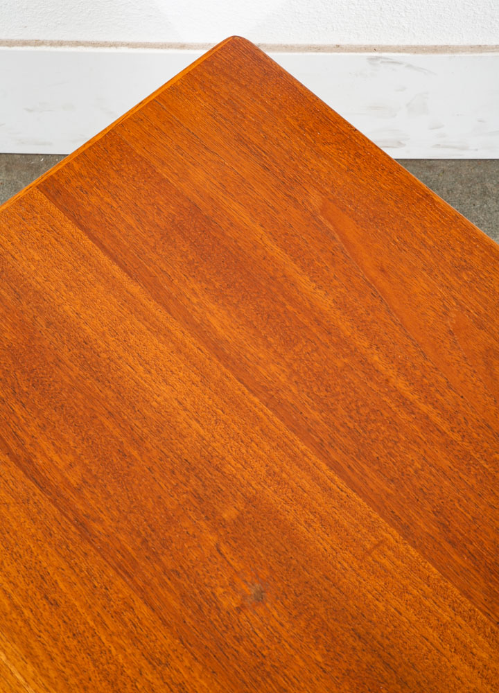 Mid Century Danish Modern Coffee Table Rectangular Surfboard Teak Denmark Toften - Image 7