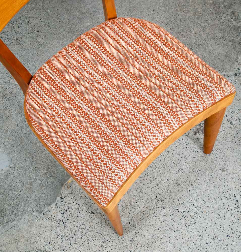 Mid Century Modern Dining Chairs Set 6 Heywood Wakefield Dog Bone Armchair Mcm - Image 9