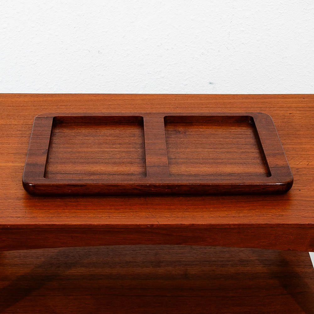 Mid Century Modern Danish Vintage ESA Serving Tray Made From Solid Teak Wood Mcm - Image 3