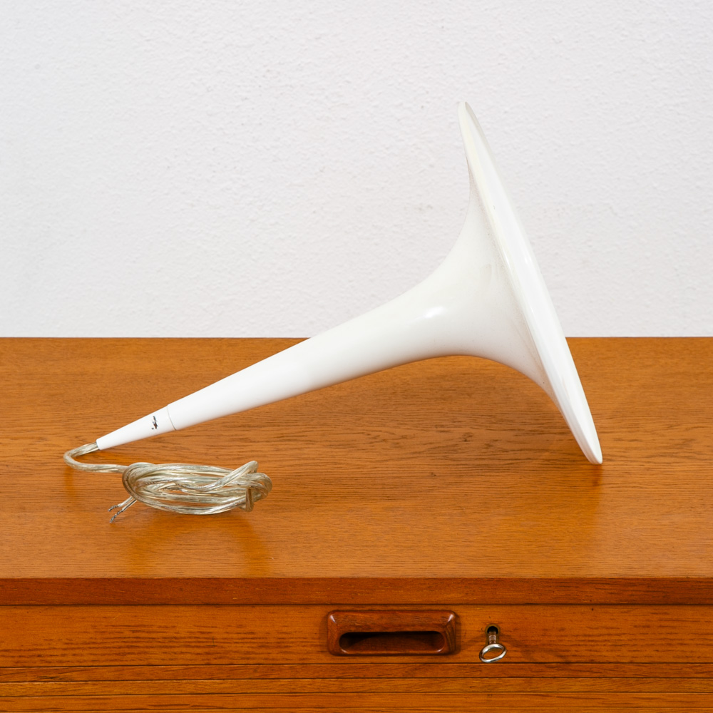 Mid Century Danish Modern Pendant Lamps Set Light Pair White Hanging Denmark Mcm - Image 7