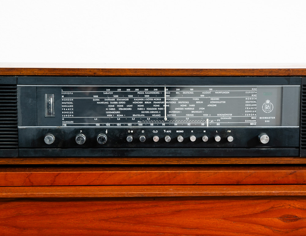 Mid Century Modern Tuner Rosewood Bang Olufsen Beomaster 900 Table Radio Stereo - Image 7