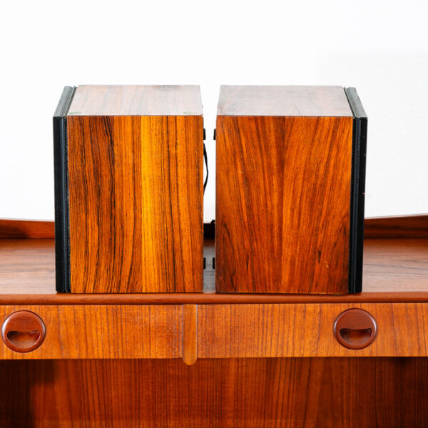 Mid Century Danish Modern Speakers Set Hifi System #19 Bookshelf Rosewood Mcm - Image 5