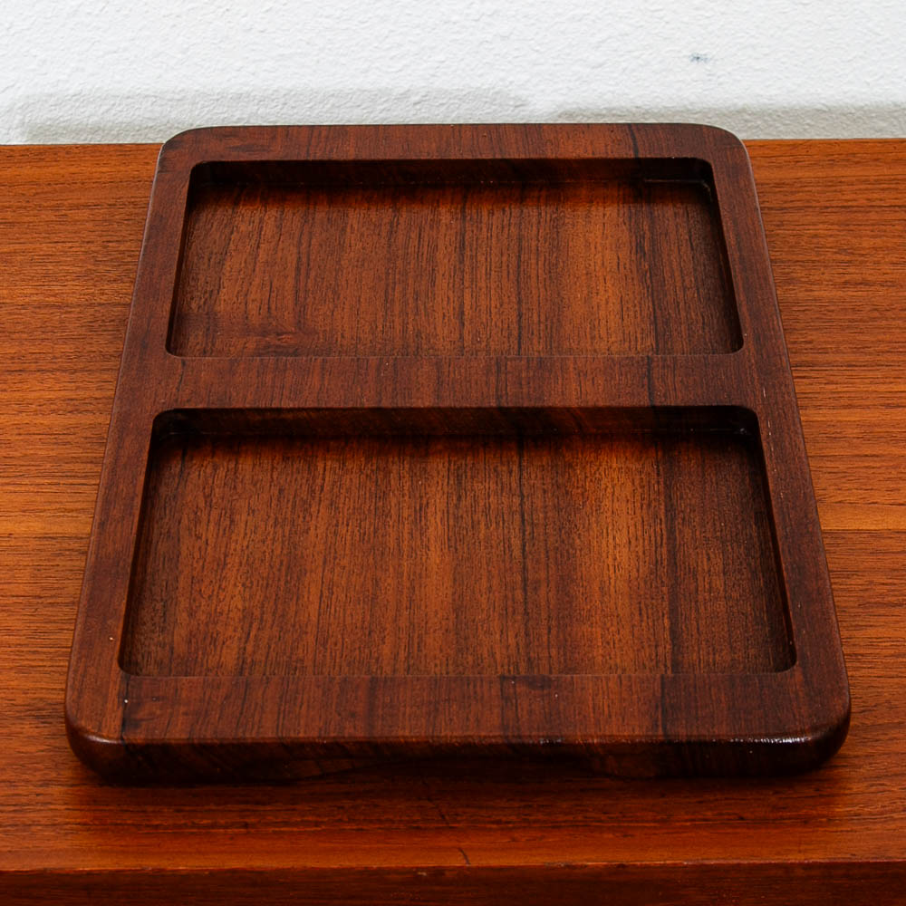 Mid Century Modern Danish Vintage ESA Serving Tray Made From Solid Teak Wood Mcm - Image 5