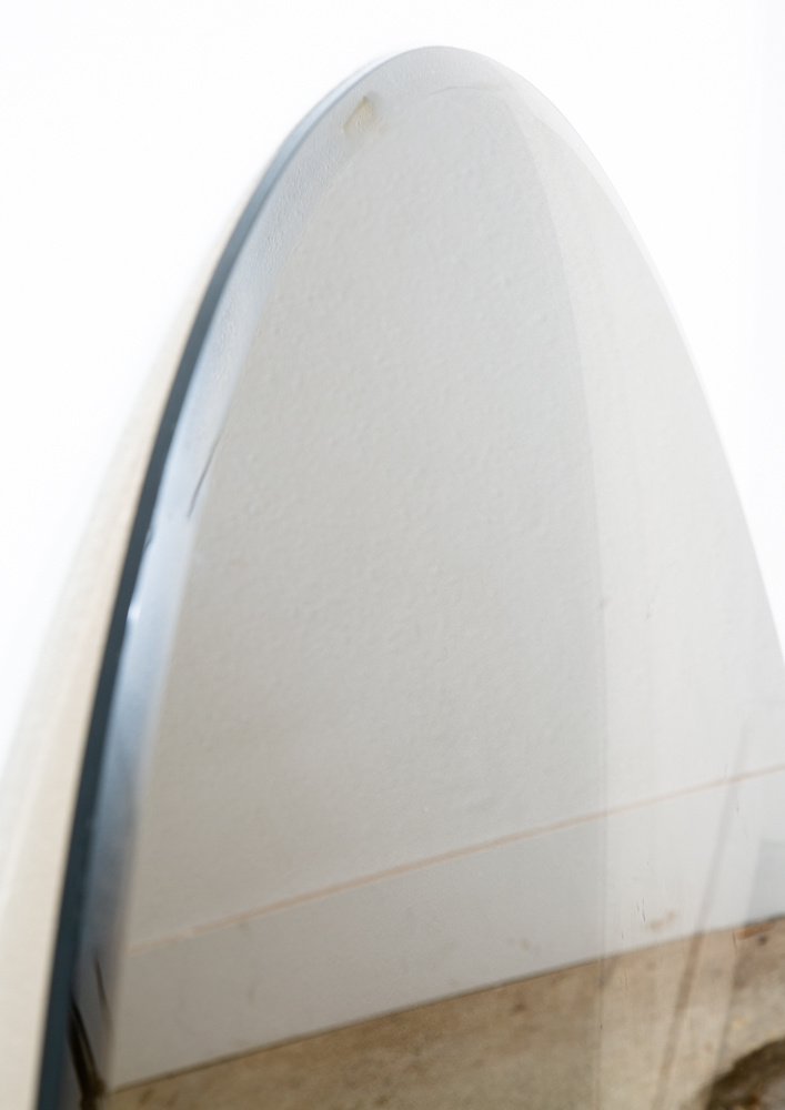 Mid Centurn Modern Glass Table Top Knoll Warren Platner Dining Smoked Grey 54" - Image 3