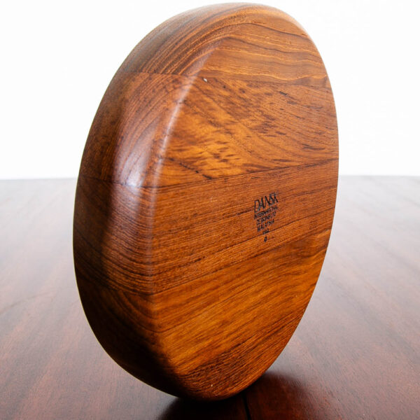 Mid Century Danish Modern Bowl Dansk Segmented Serving Tray Teak Wood Denmark MCM - Image 3