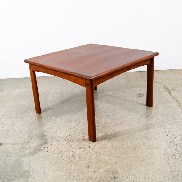 Mid Century Danish Modern End Table Side Square Teak Denmark Coffee Mcm - Image 6