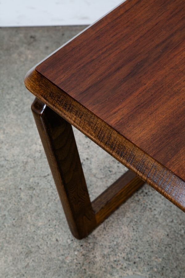 Mid Century Modern End Table Lane Side Walnut Vintage Rectangular Mcm Sled 1207 - Image 8