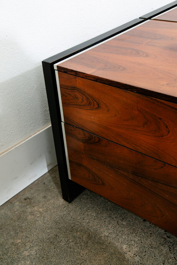 Mid Century Modern Nightstands End Side Tables Rosewood Glenn of California NM - Image 5