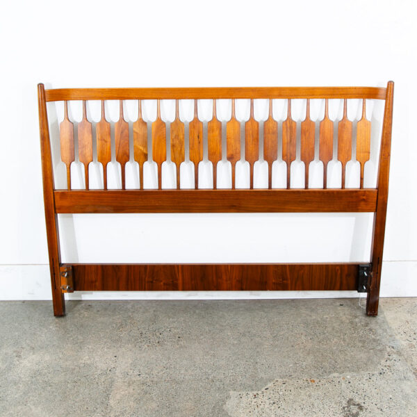Mid Century Modern Headboard Bed Frame Full Kipp Stewart Drexel Declaration Mcm - Image 2