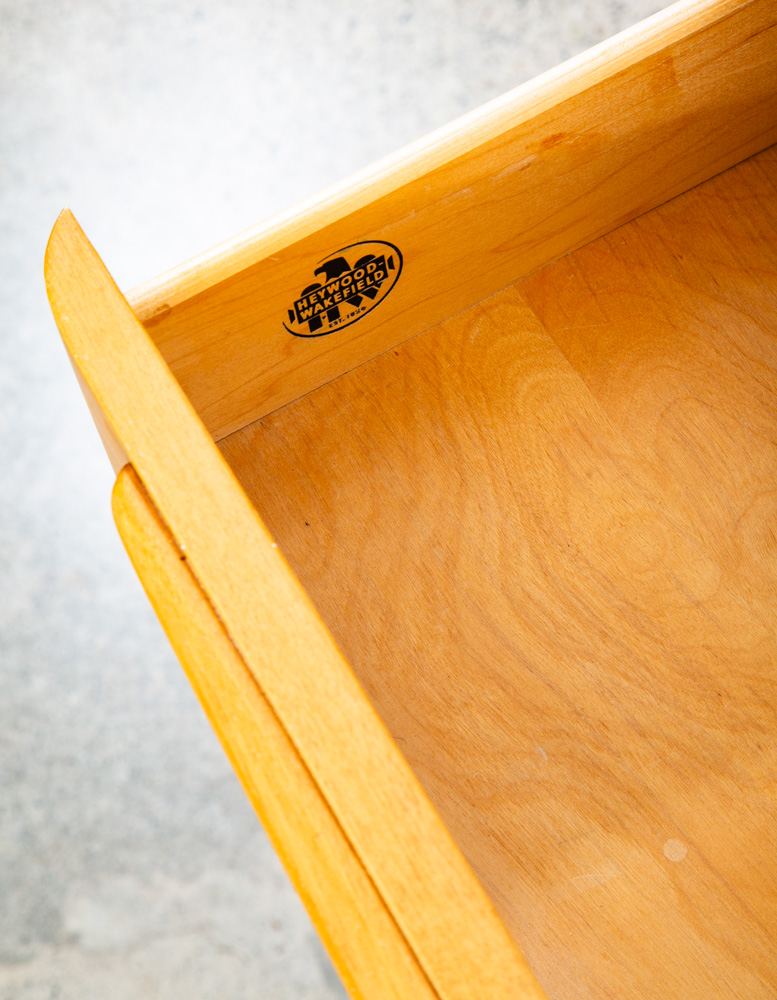 Mid Century Modern Dresser 12 Drawer Heywood Wakefield Westwood Blonde Vintage - Image 6