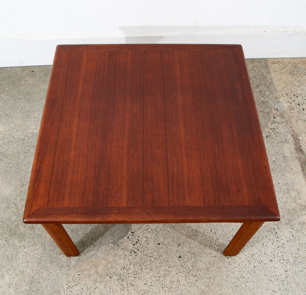 Mid Century Danish Modern End Table Side Square Teak Denmark Coffee Mcm - Image 8