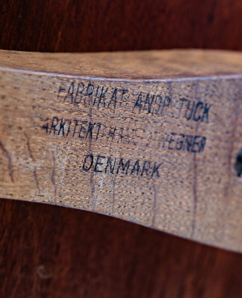 Mid Century Danish Modern Dining Table Hans Wegner Teak Andreas Tuck AT-314 Leaf - Image 9