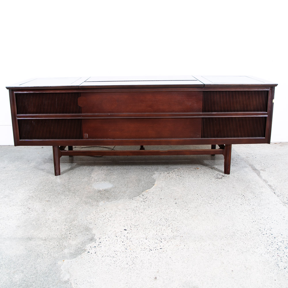 Mid Century Modern Stereo Console Record Player General Electric Radio Audio Mcm