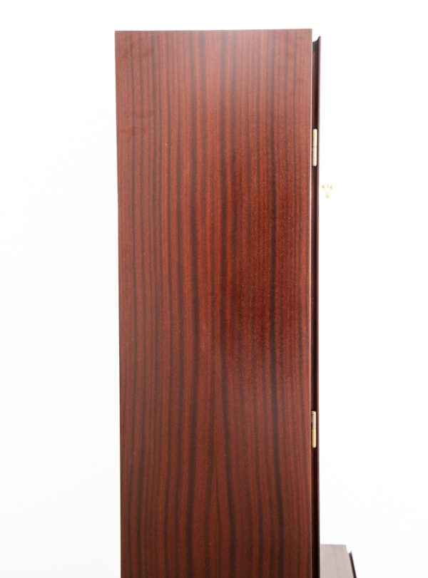 Mid Century Danish Modern Bookshelf Cabinet Mahogany Doors Omann Jun Vintage Mcm - Image 11