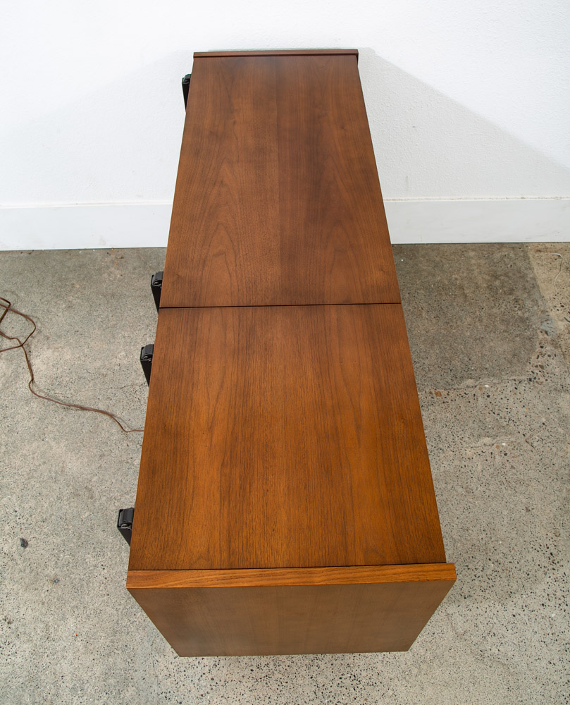 Mid Century Modern Stereo Console Record Player Hifi Radio Nivico Solid State - Image 4