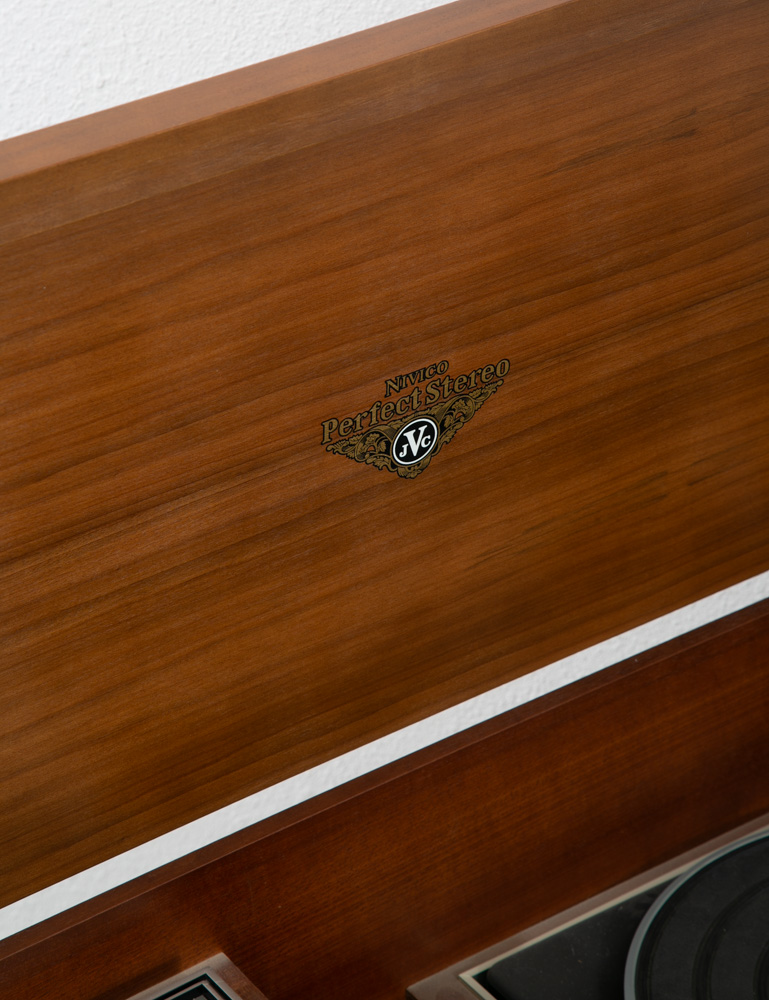 Mid Century Modern Stereo Console Record Player Hifi Radio Nivico Solid State - Image 10