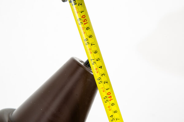Mid Century Modern Floor Lamp Brown 2 Light Adjustable Brass Vintage Mcm Vintage - Image 9