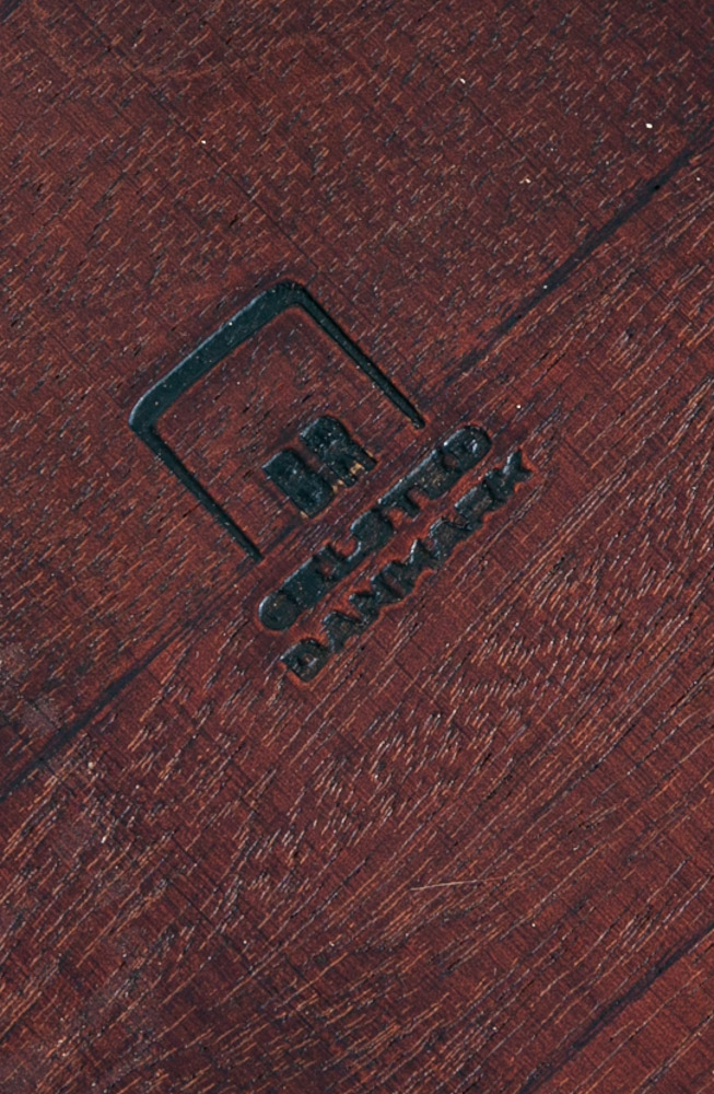 Mid Century Danish Modern Nesting Tables Solid Mahogany Mcm Set of 3 Vintage - Image 7