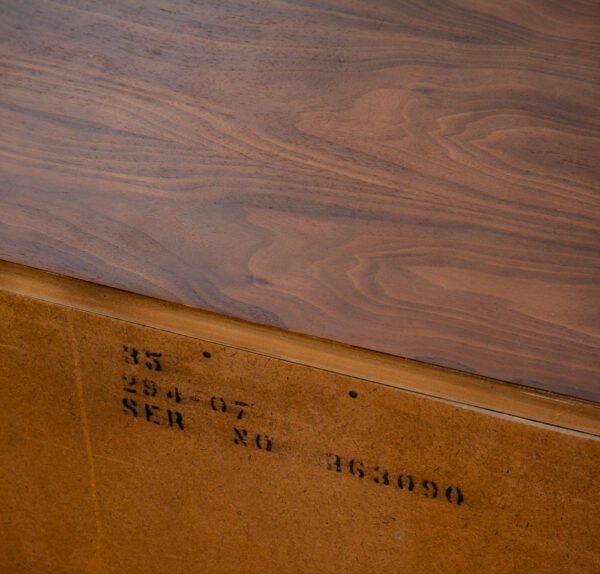 Mid Century Modern Dresser Credenza Lane Rhythm Walnut 9 Drawer Wood Danish Wide - Image 11