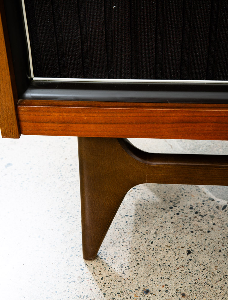 Mid Century Modern Stereo Console Record Player Hifi Radio Nivico Solid State - Image 12