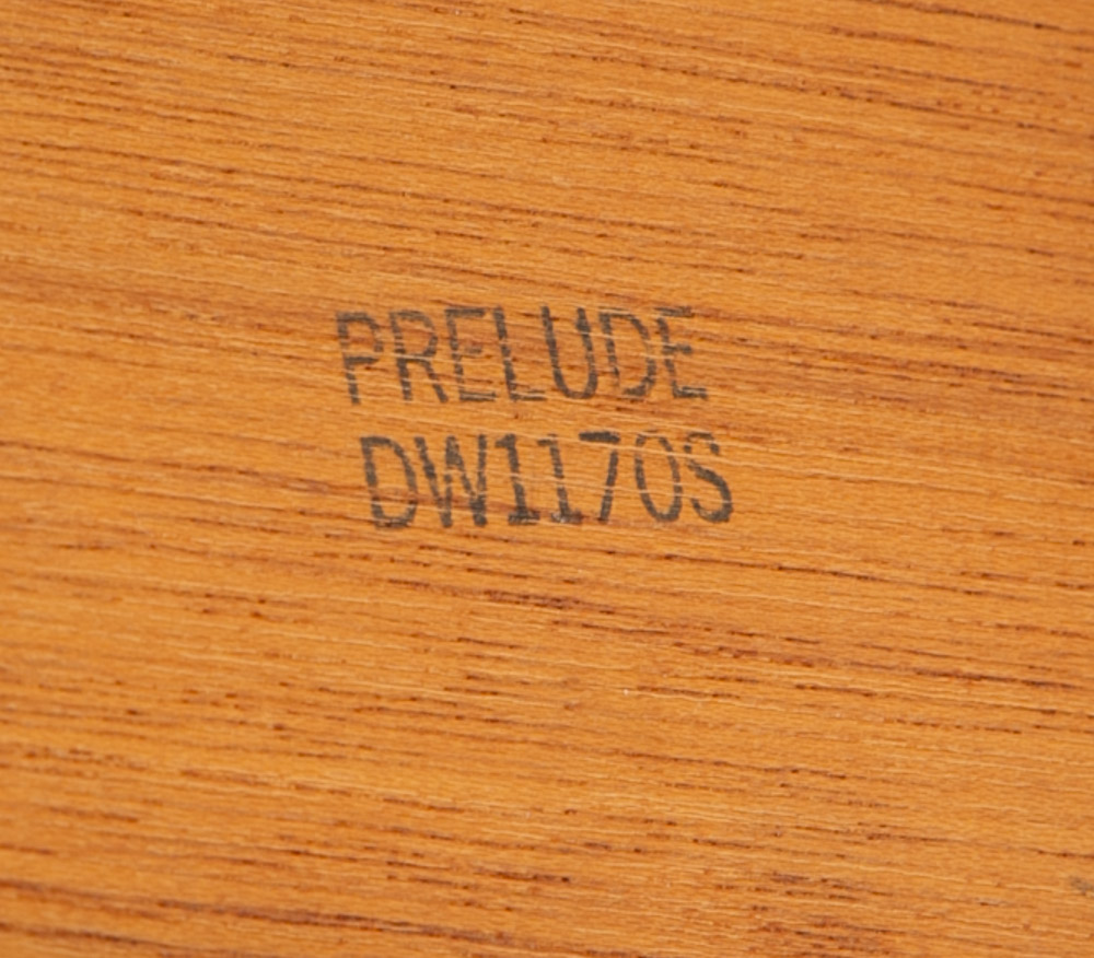 Mid Century Modern Credenza Dresser 11 Drawer Ace Hi Prelude Line Solid Walnut Wood Mcm - Image 6