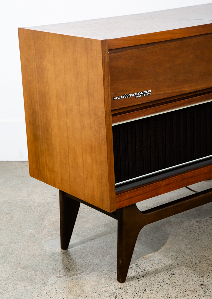 Mid Century Modern Stereo Console Record Player Hifi Radio Nivico Solid State - Image 7
