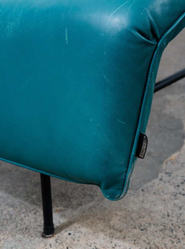 Mid Century Modern Lounge Chair Leather Montis Butterfly Gerard Van Den Berg 80s - Image 8