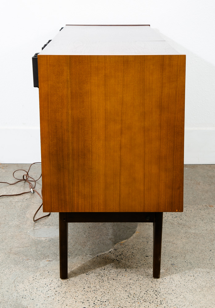 Mid Century Modern Stereo Console Record Player Hifi Radio Nivico Solid State - Image 5