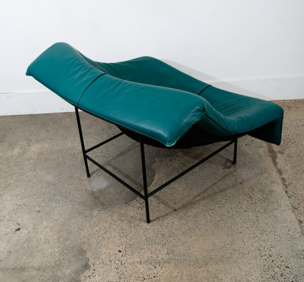 Mid Century Modern Lounge Chair Leather Montis Butterfly Gerard Van Den Berg 80s - Image 7