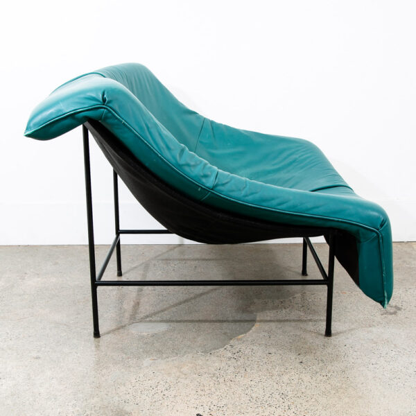 Mid Century Modern Lounge Chair Leather Montis Butterfly Gerard Van Den Berg 80s - Image 3