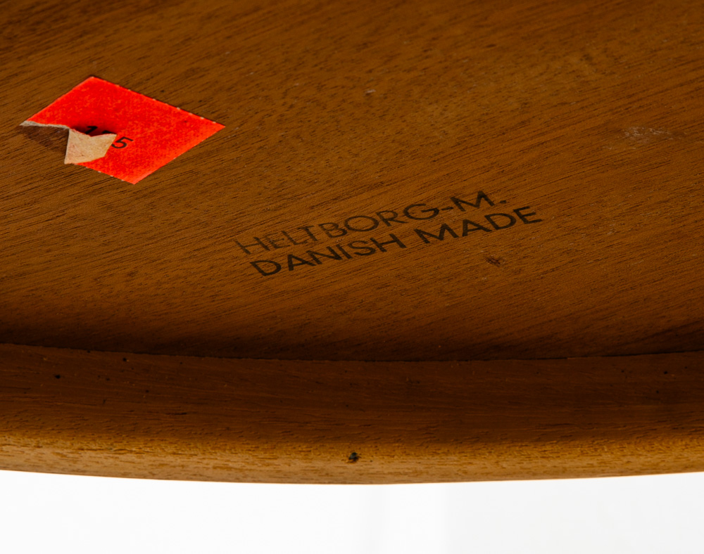 Mid Century Danish Modern Dining Table Oak Niels Kofoed Oval Extension x2 Mcm - Image 6