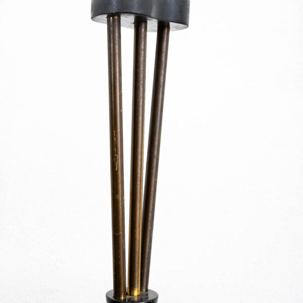 Mid Century Modern Floor Lamp Side Table Glass Metal Gerald Thurston Vintage Mcm - Image 8