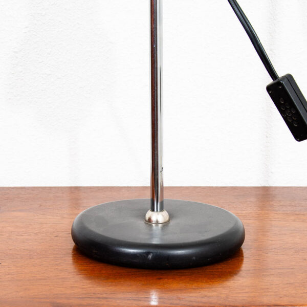 Mid Century Modern Adjustable Modular Table Lamp Black Red Office Desk Lamp Mcm - Image 5