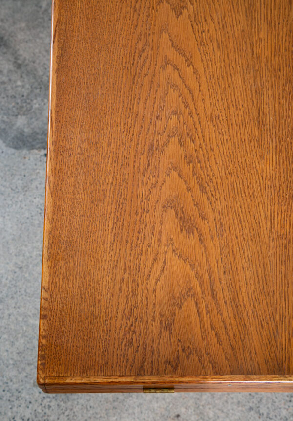 Mid Century Danish Modern Dining Table Solid Oak Rectangular Ditte Adrian Heath - Image 12