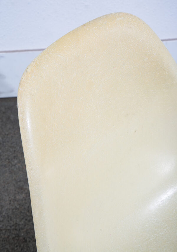 Mid Century Modern Side Shell Chair Pair Set Herman Miller Parchment Mcm Two Charles and Ray Eames - Image 12