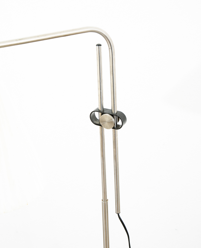 Mid Century Modern White Floor Lamp By Le Klint Model 321 W/ Shade Adjustable NM - Image 9