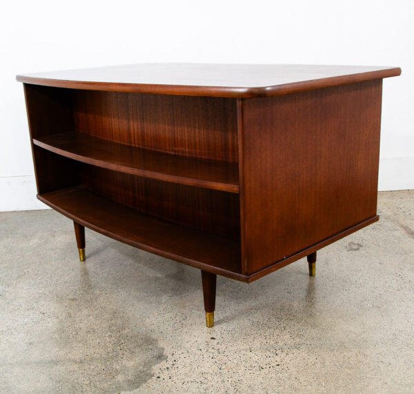 Mid Century Danish Modern Desk 6 Drawer Teak Cabinet Wood Office Executive Mcm - Image 4