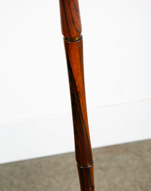 Mid Century Modern Danish Solid Rosewood Floor Lamp Shade Ribbed MCM Denmark Mcm - Image 10