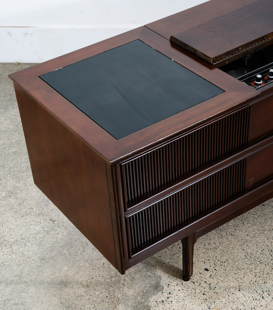 Mid Century Modern Stereo Console Record Player General Electric Radio Audio Mcm - Image 12