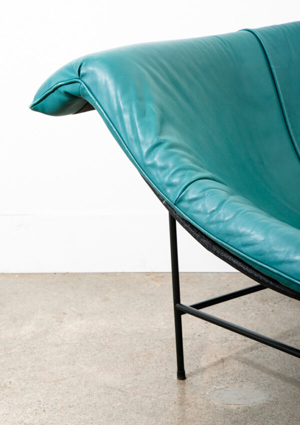 Mid Century Modern Lounge Chair Leather Montis Butterfly Gerard Van Den Berg 80s - Image 11