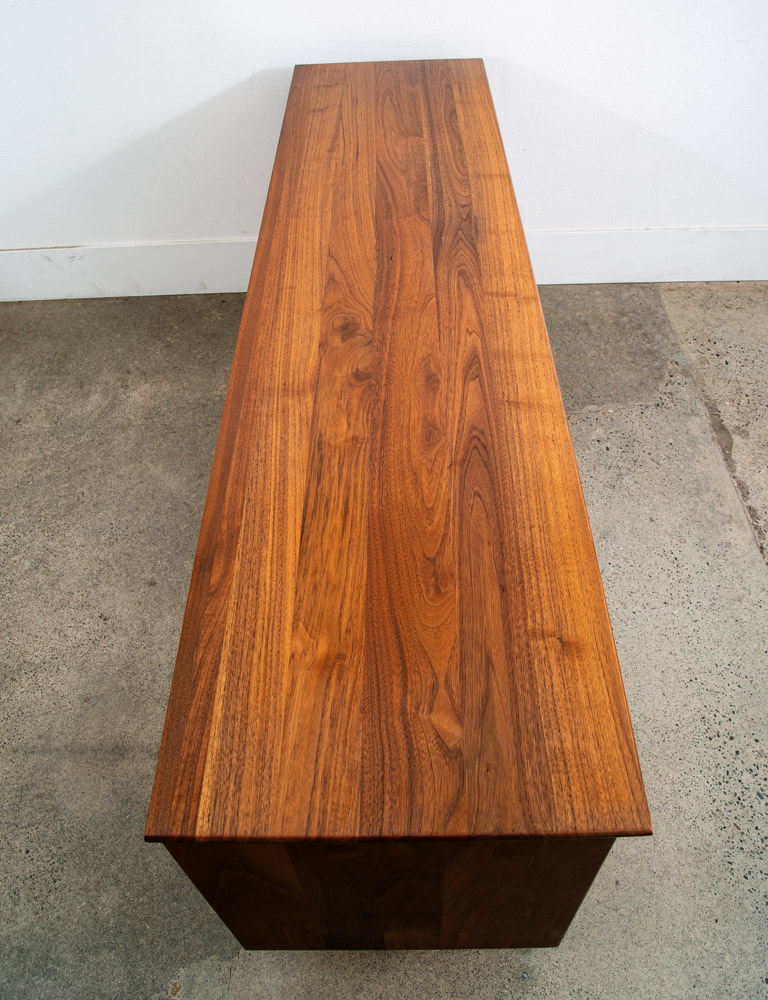 Mid Century Modern Credenza Dresser 11 Drawer Ace Hi Prelude Line Solid Walnut Wood Mcm - Image 4