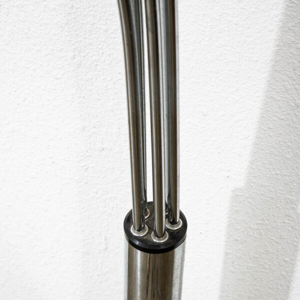 Mid Century Modern Floor Lamp Marble 5 Sofa Light Chrome Red Overhang Mcm Couch - Image 10