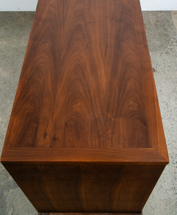 Mid Century Modern Dresser Credenza Lane Rhythm Walnut 9 Drawer Wood Danish Wide - Image 6