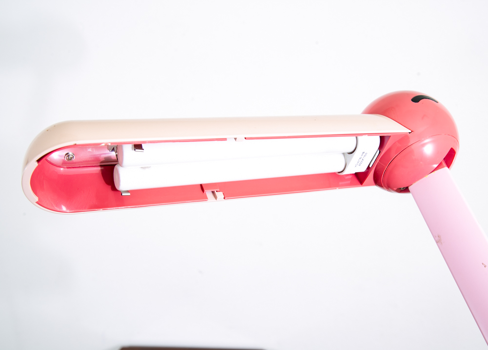 Vintage Table Lamp Flamingo Bird Pink Off White Adjustable Animal Pop Art Ikea - Image 6