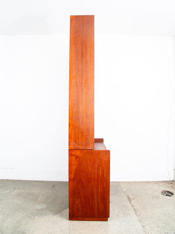 Mid Century Danish Modern Bookshelf Cabinet Teak Shelves Borge Mogensen Denmark - Image 4