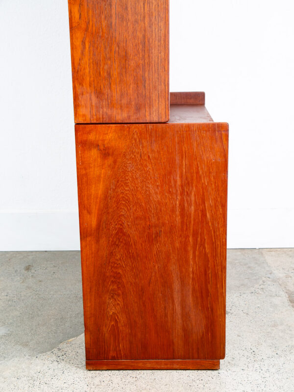 Mid Century Danish Modern Bookshelf Cabinet Teak Shelves Borge Mogensen Denmark - Image 5
