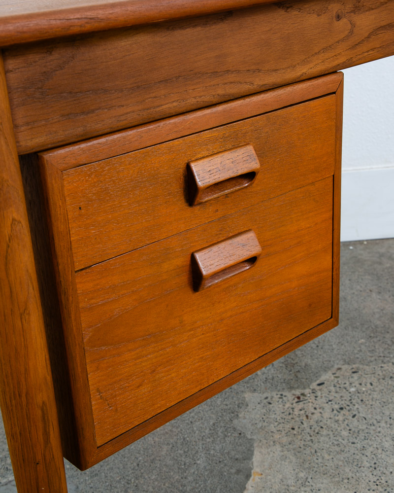 Mid Century Danish Modern Desk Office Oak Teak Borge Mogensen Soborg Mobler Mcm - Image 6