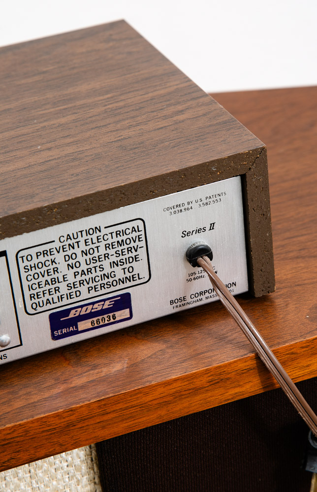 Mid Century Modern Speakers Bose Series 901 II Tulip Speaker Stand Hifi Walnut - Image 9